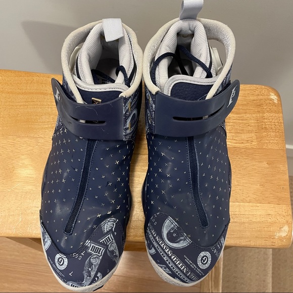 RARE VINTAGE REEBOK ANSWER 10 PUMP 'MONEY' X ALLEN IVERSON NAVY SNEAKERS - Picture 2 of 11